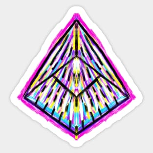 Kaleidoscopic Carat Sticker